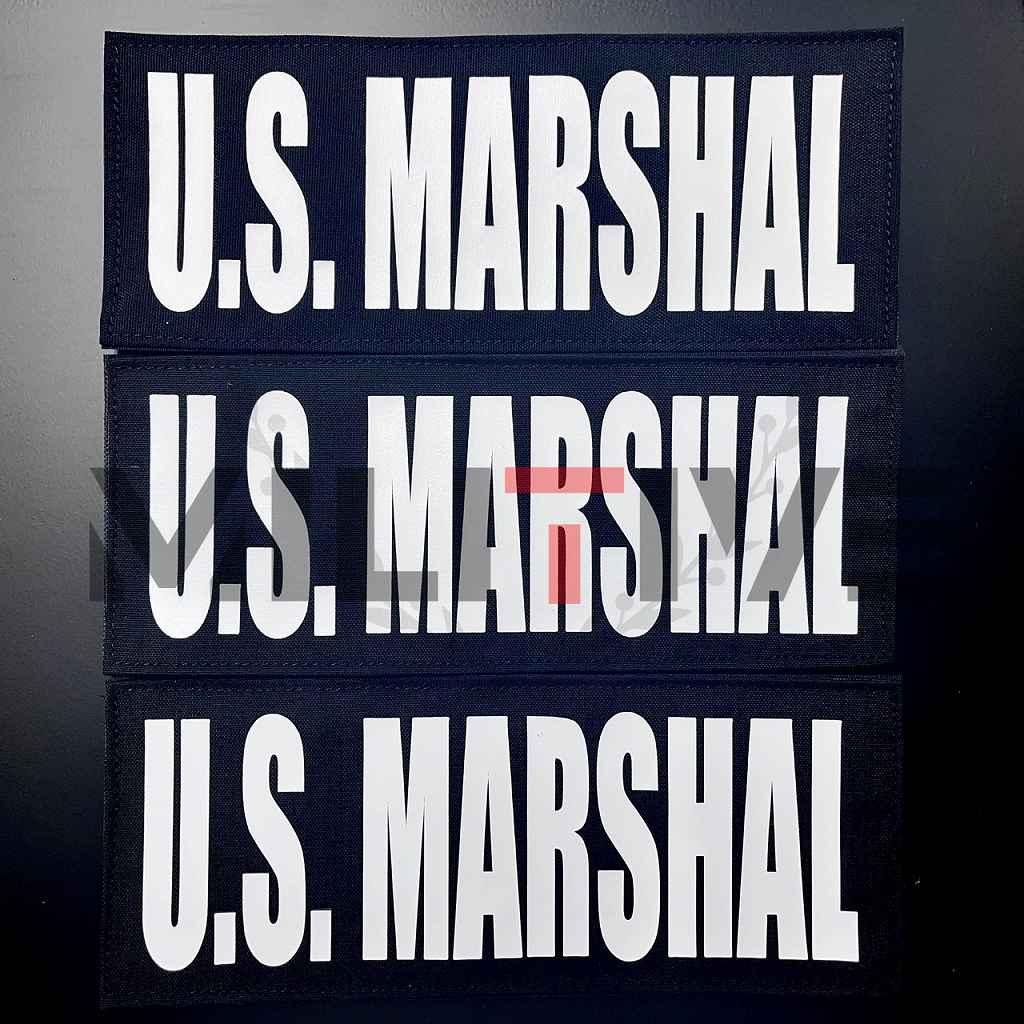 US MARSHAL ID Placard 4"x 10" ��åڥ� �ƹ��ʪ �ݥꥹ��åڥ� �ƹ�ˡ���Ե���Ǽ�ʥ֥���