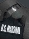 US MARSHAL ID Placard 4"x 10" ��åڥ� �ƹ��ʪ �ݥꥹ��åڥ� �ƹ�ˡ���Ե���Ǽ�ʥ֥���