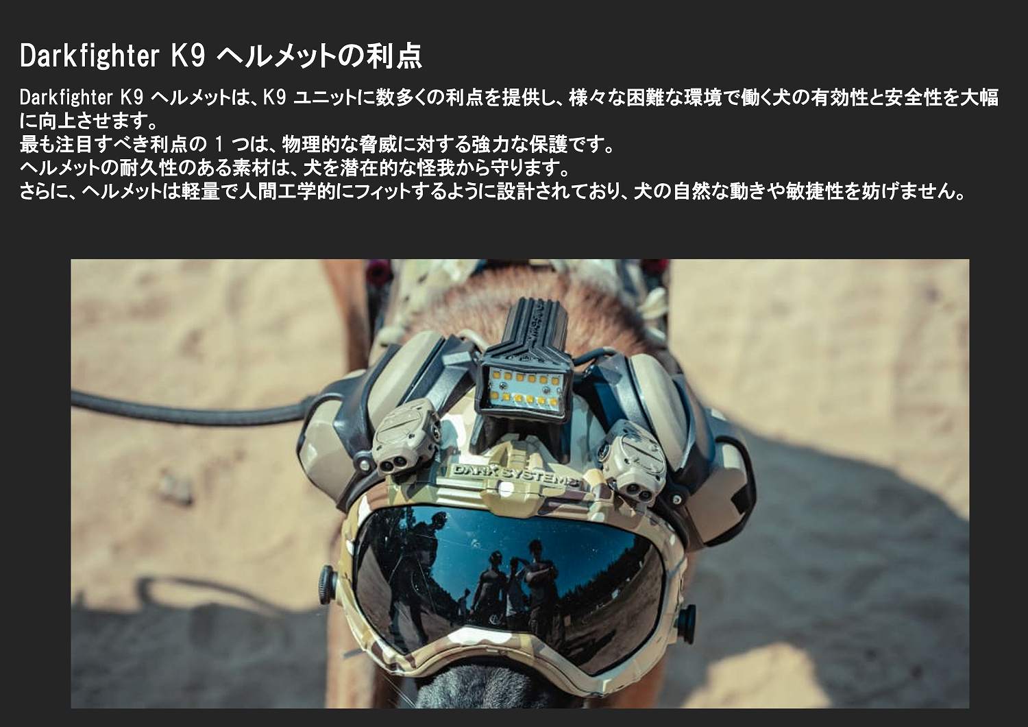 DARKFIGHTER K9 Helmet Kit - Gen5 Dark Systems ƹ񷳻Ǽʥ֥ Ź
