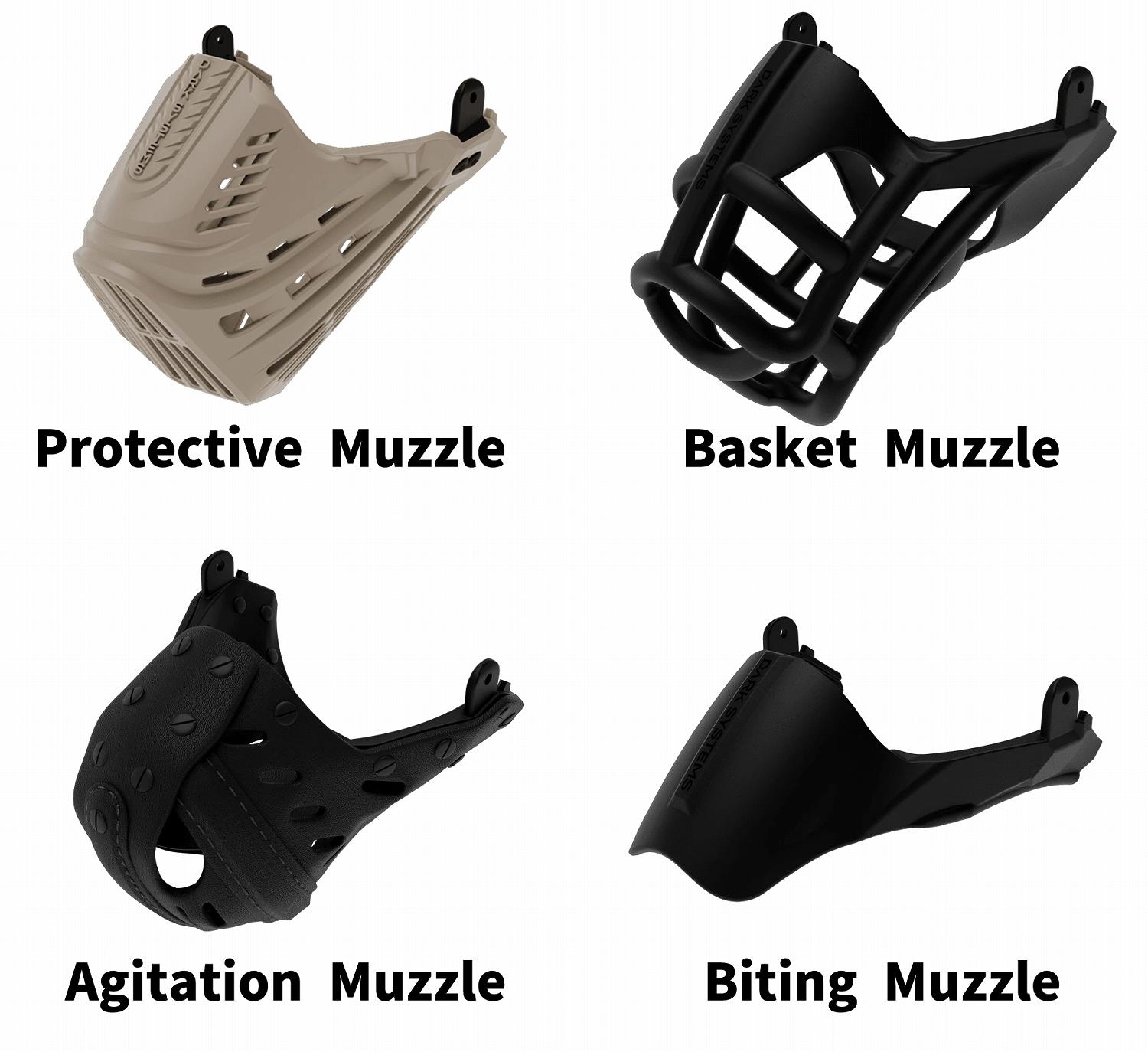 PROTECTIVE MUZZLE -�Ƽ� �ޥ���ʸ�ʭ�˥���å� Dark Systems �ƹ񷳻�����Ǽ�ʥ֥��� ����������Ź