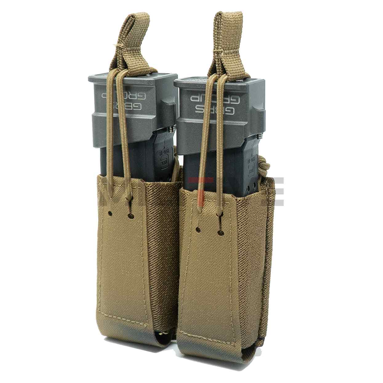 GBRS Group Double Pistol Magazine Pouch - Bungee Retention�����֥�ԥ��ȥ�ޥ�����ݡ��� �Х󥸡���ƥ󥷥��GBRS Group������������Ź