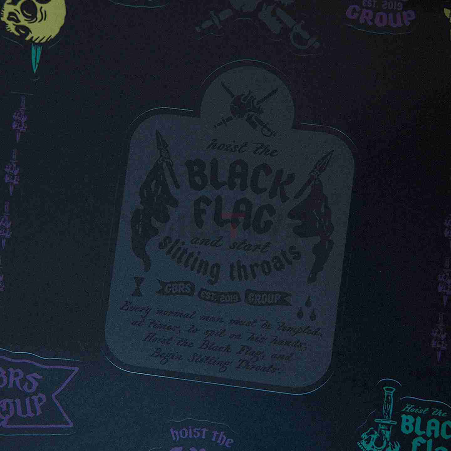 GBRS Group Black Flag Sticker SheetGBRS GROUPŹ