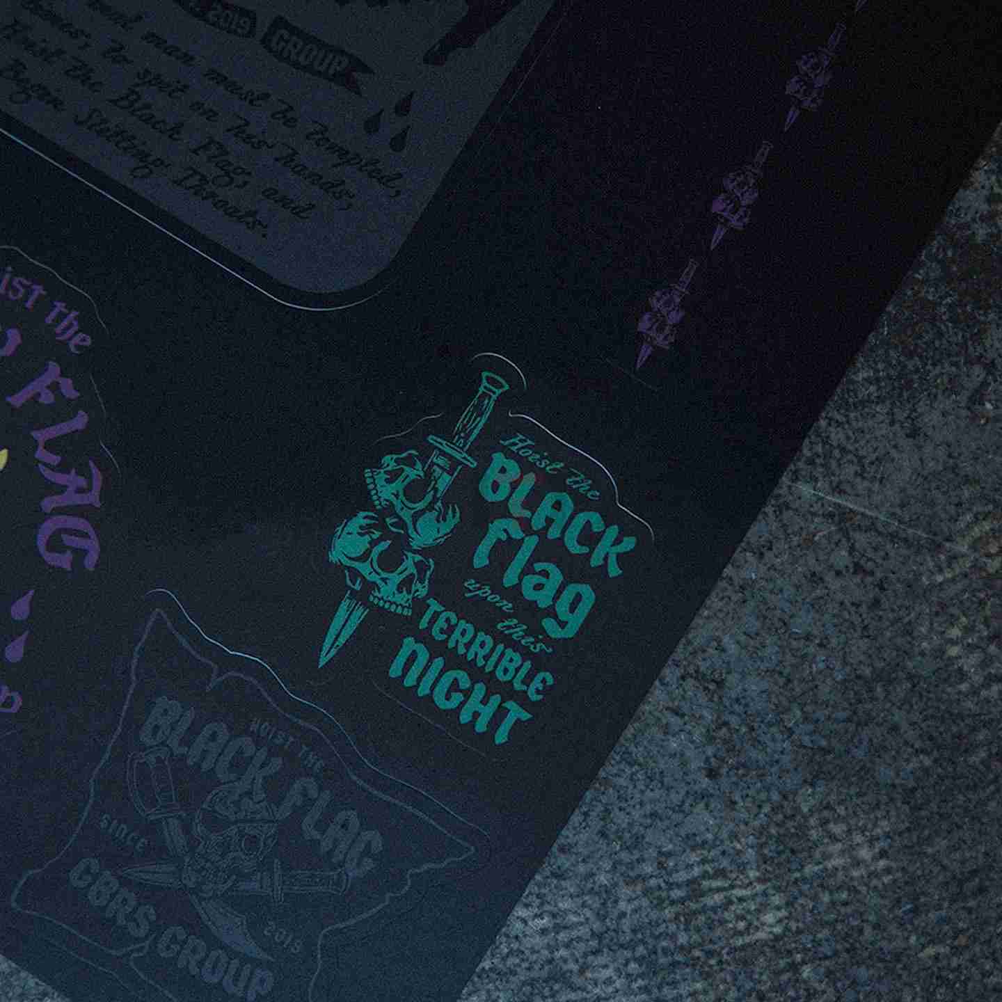 GBRS Group Black Flag Sticker SheetGBRS GROUPŹ
