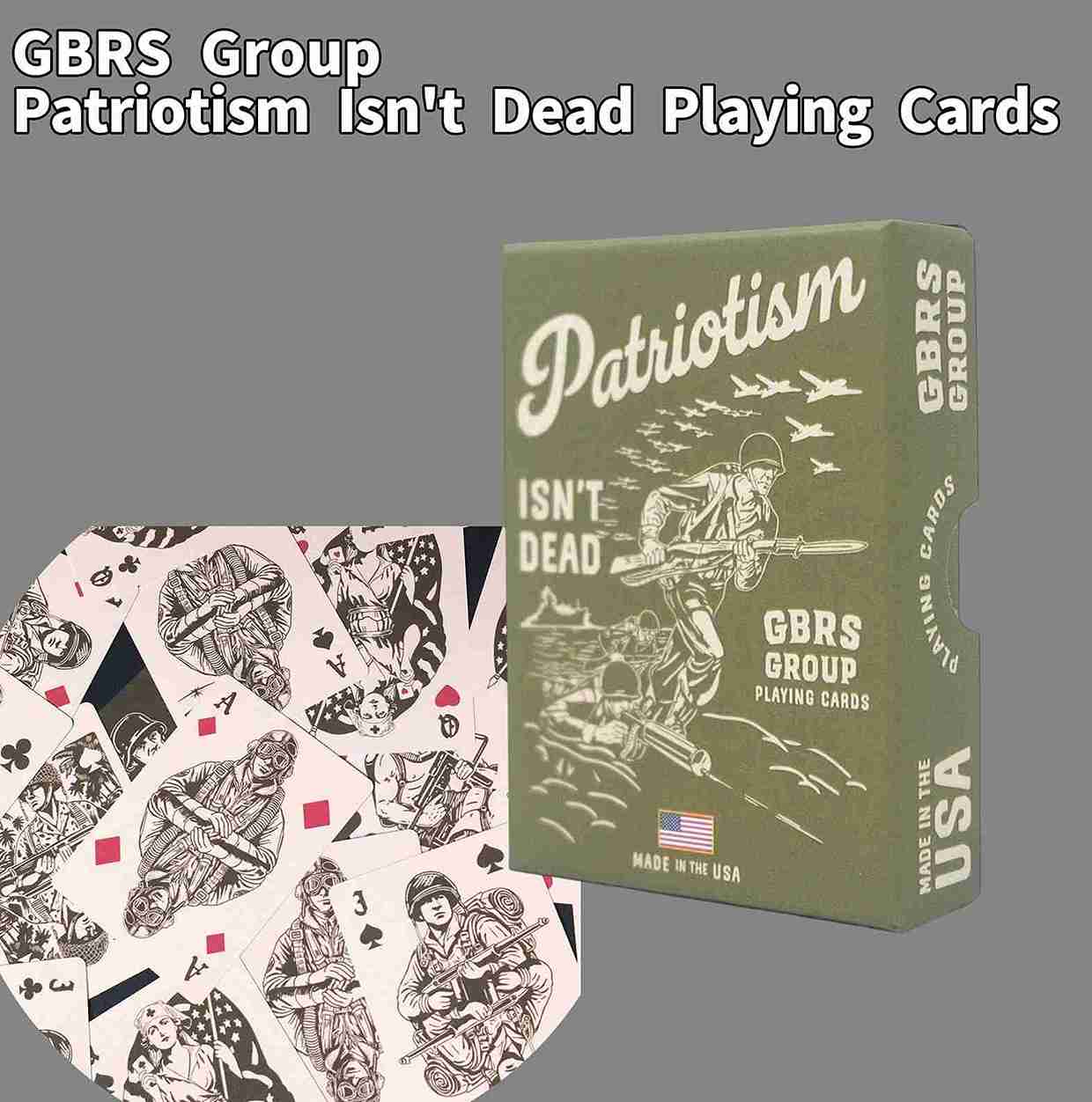 GBRS Group Patriotism Isn't Dead Playing CardsGBRS GROUPŹ