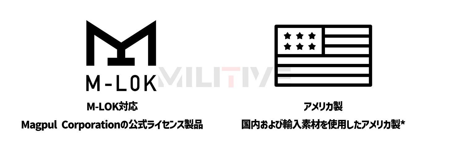 ���å���ǽ�դ� NANO Carrier M-LOK (�С������2) /M-LOK�� �ƹ� Emissary Development