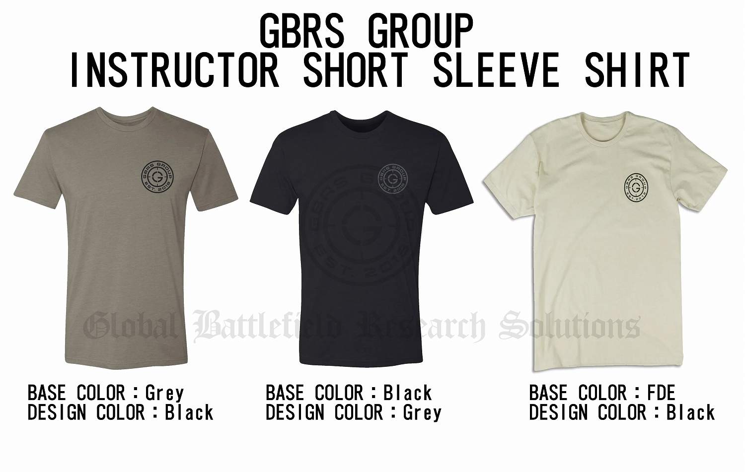 GBRS Tシャツ GBRS Group Instructor Short Sleeve Shirt / FDE