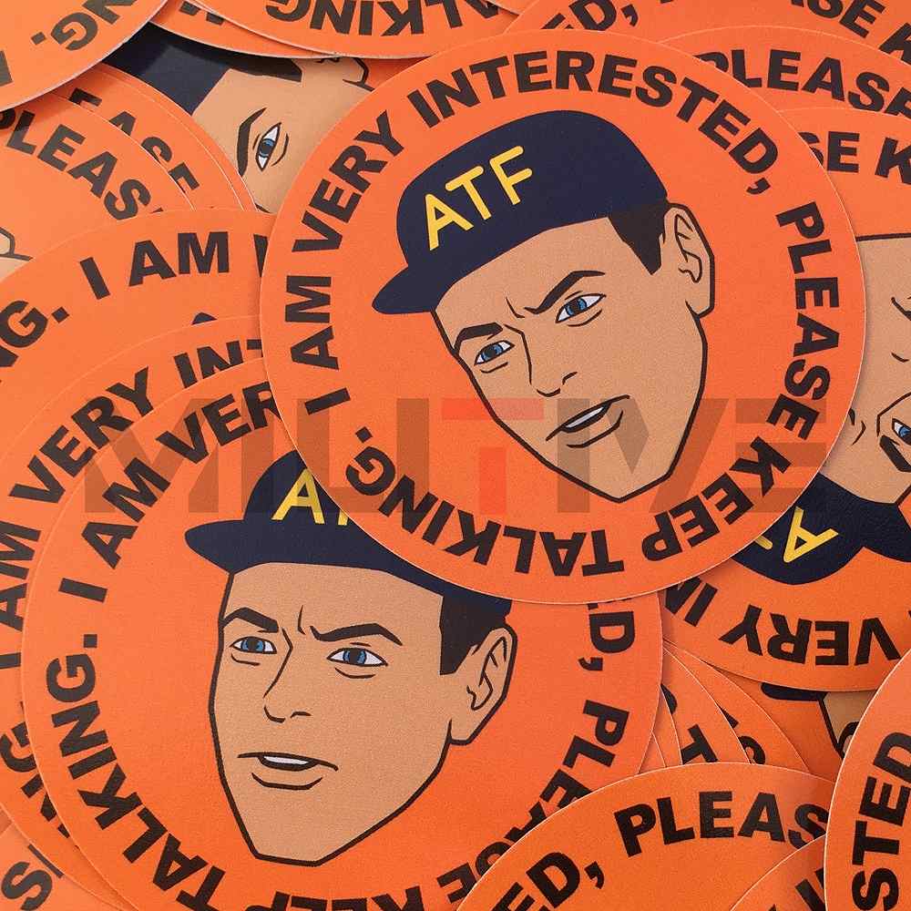 ATF STICKER ���ƥå��� �ƹ� Black Rifle Division ����������Ź