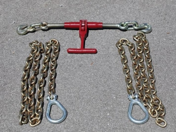ヘビーデューティーチェーンタイダウンキット