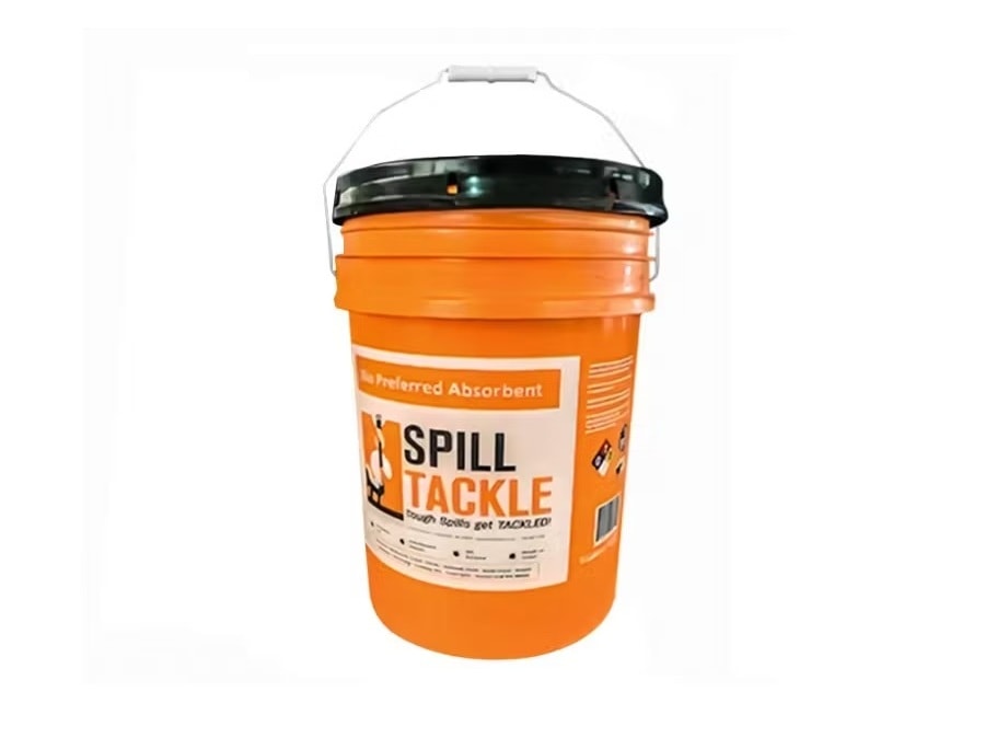 Spill Tackle 高性能オイル吸着材(約7.2㎏)(高視認性バケット付き)