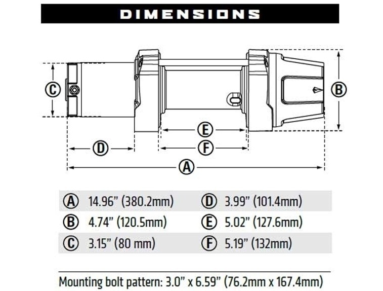 WARN ウインチ VRX45 12V