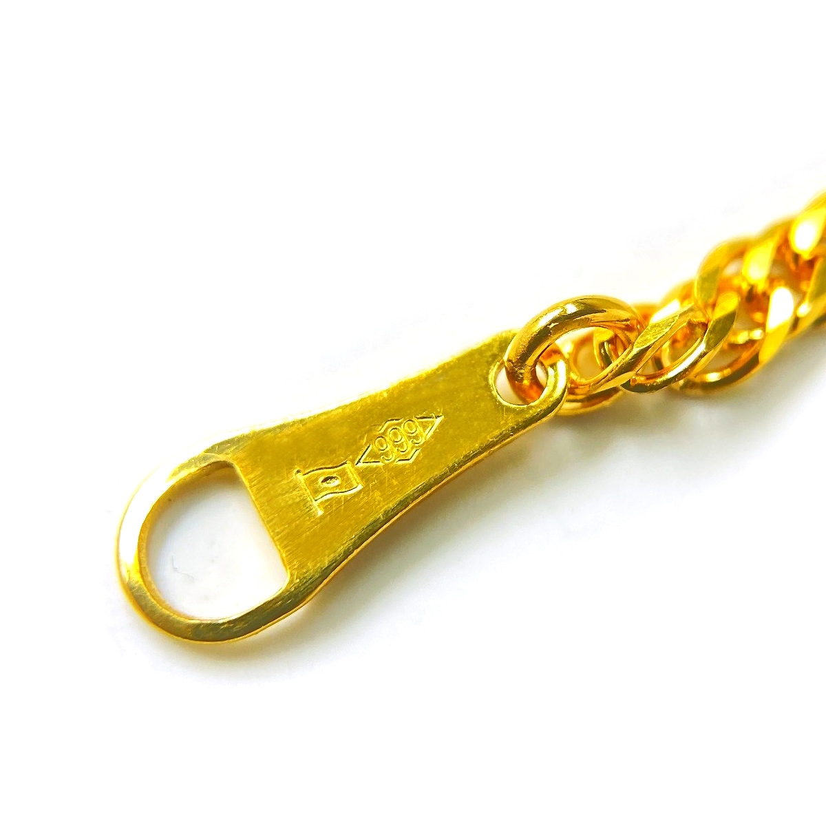 喜平 ネックレス 24金 純金 ダブル 6面 50cm 10g 造幣局検定マーク K24