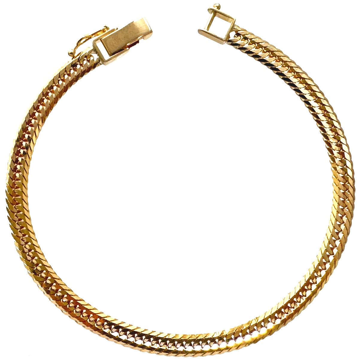 喜平 ブレスレット 18金 トリプル 12面 18cm 10g 造幣局検定マーク K18