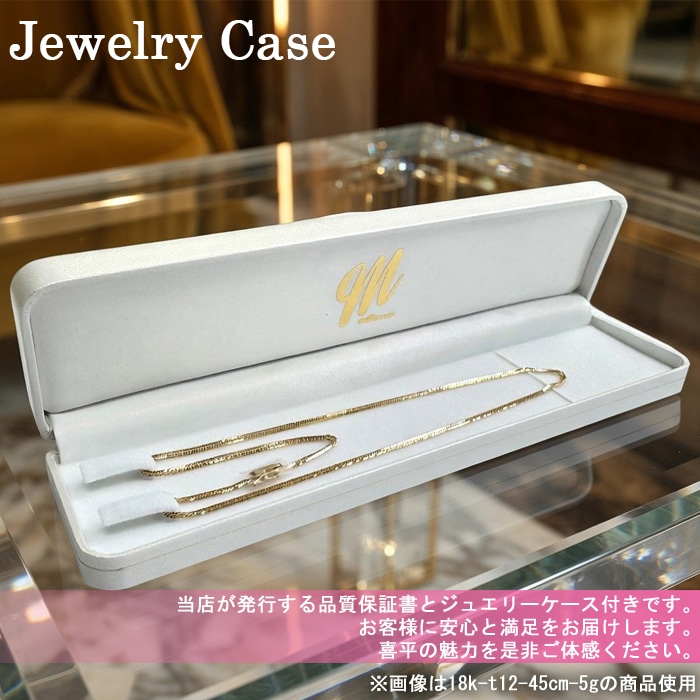 喜平 ネックレス 18金 トリプル 12面 55cm 13g 造幣局検定マーク K18