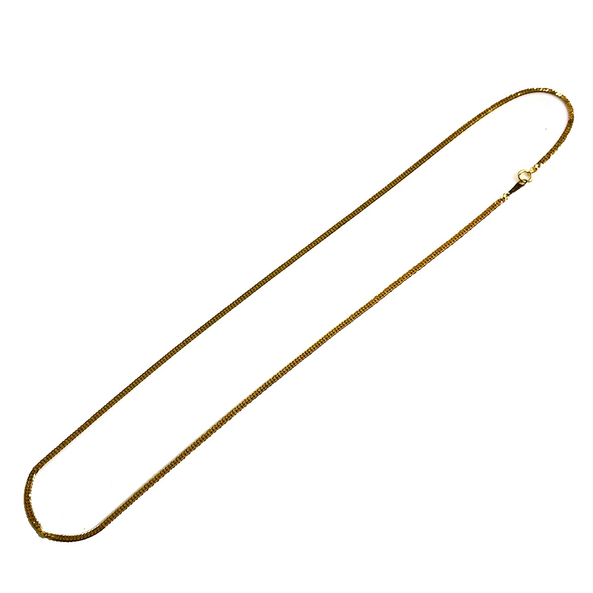 喜平 ネックレス 24金 純金 ダブル 6面 55cm 11g 幅2.4mm 造幣局検定