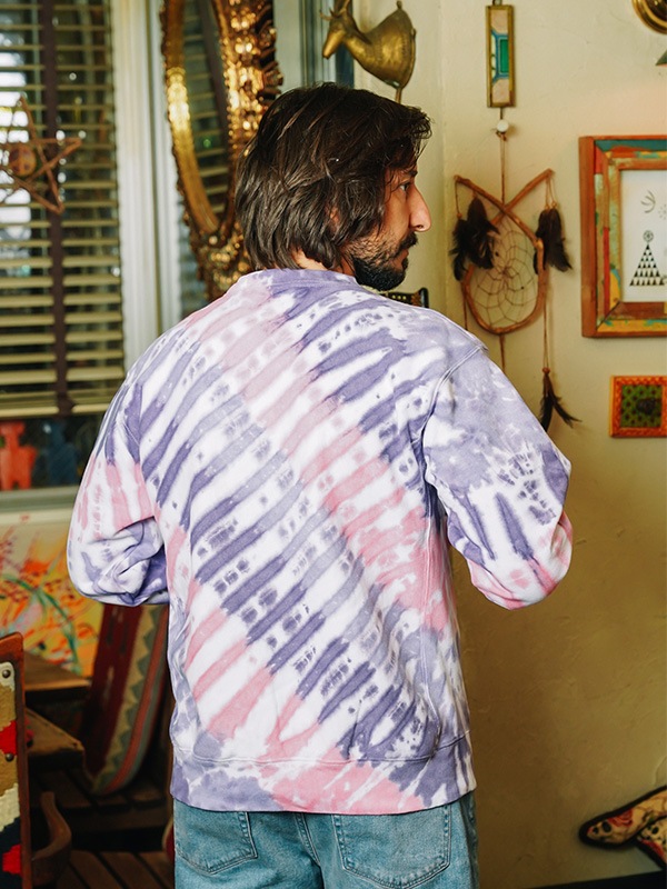 Tie-dye Crew NecK クルーネックスウェット『THE SUN』