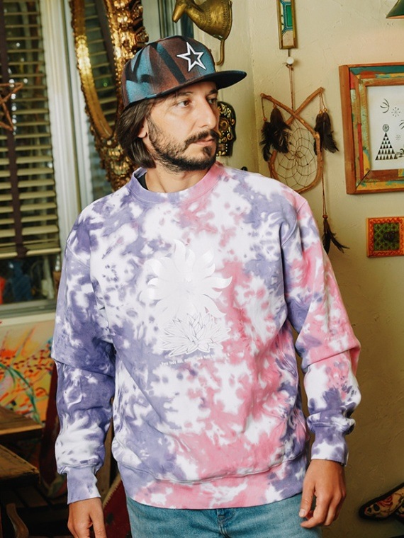 Tie-dye Crew NecK クルーネックスウェット『THE SUN』