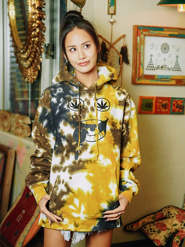 Women Tie-Dye Hoodie SMILE