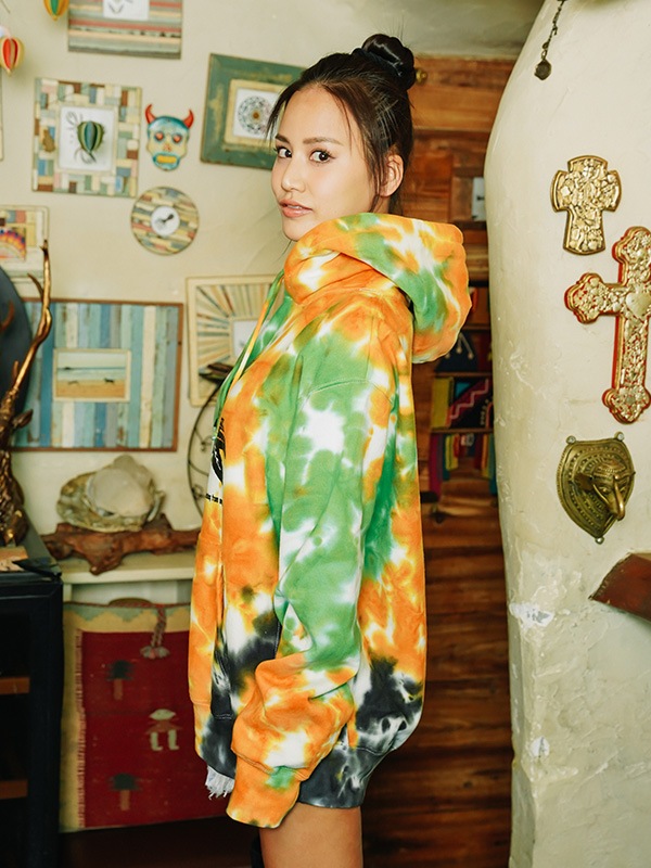 Women Tie-Dye Hoodie BUDS