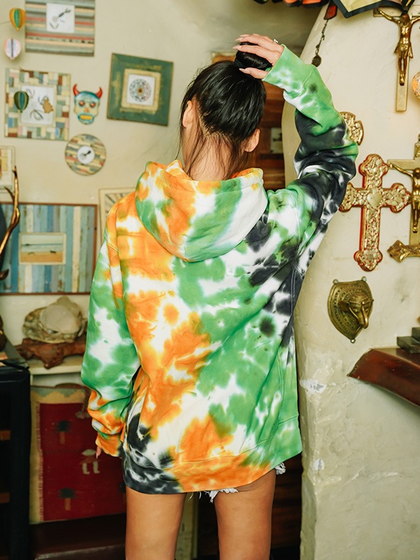 Women Tie-Dye Hoodie BUDS