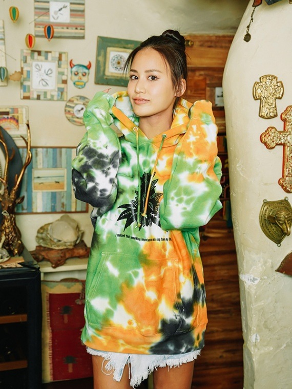 Women Tie-Dye Hoodie BUDS