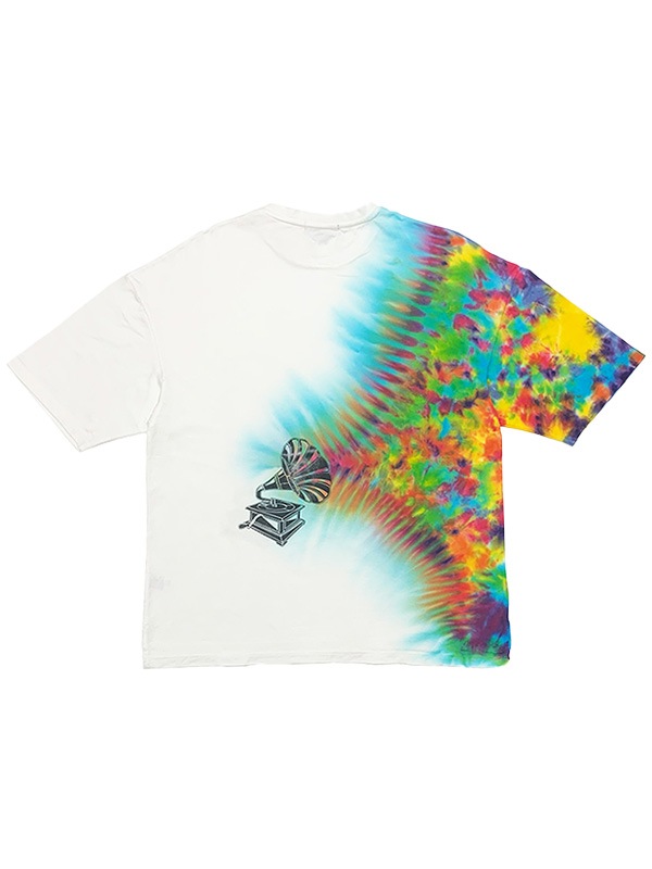 Tie-DyeラウンドネックオーバーサイズTシャツ