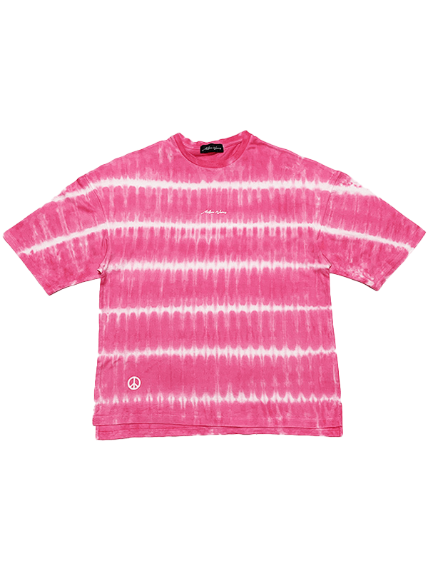 Tie-DyeラウンドネックオーバーサイズTシャツ