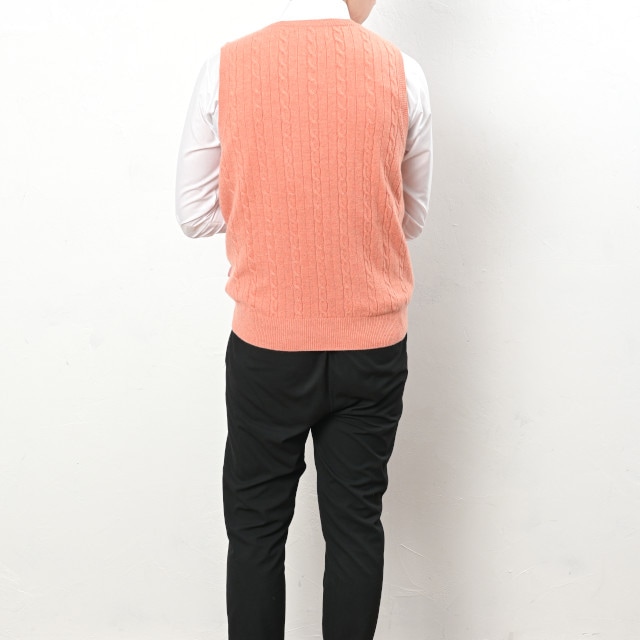 未使用】100% a hundred percentクルーネック ベスト