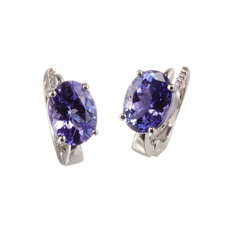 PT950 タンザナイト ピアリング TA 約2.00ct