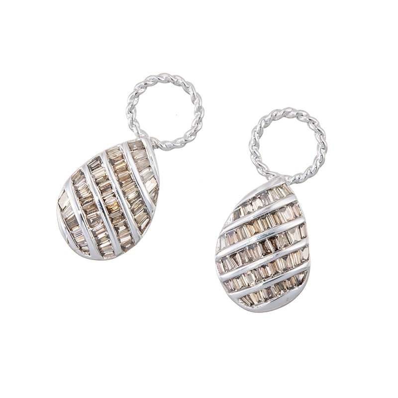 K18WG ブラウンダイヤモンド チャーム BRD 約0.60ct | チャーム | Mimibi