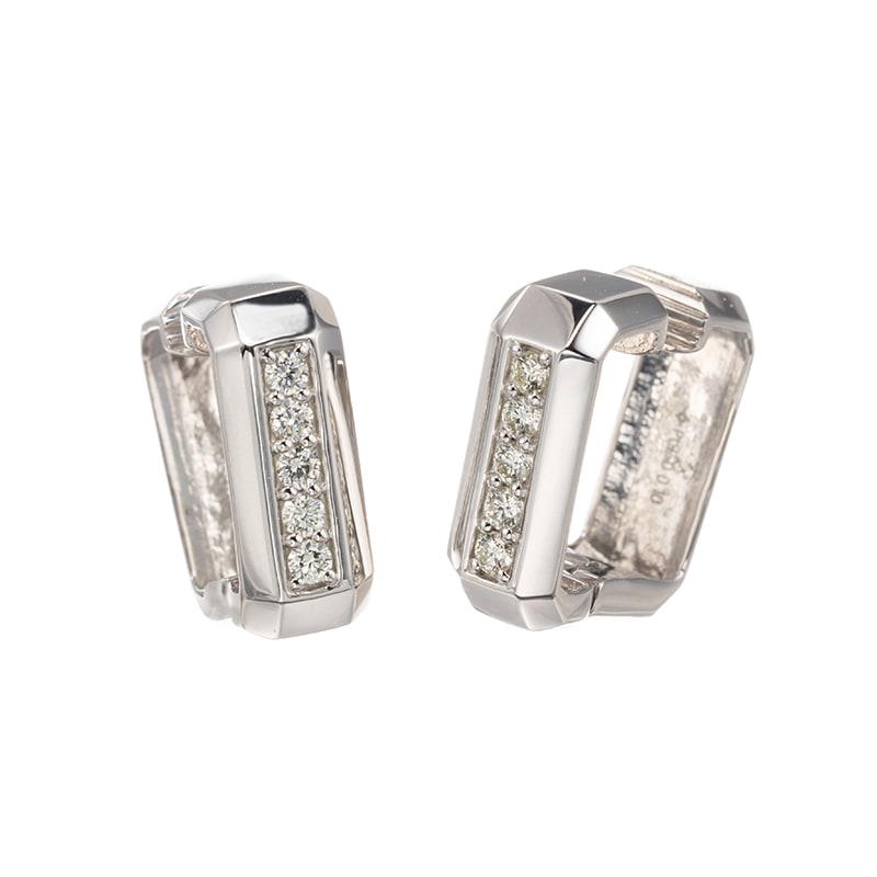 PT950 ダイヤモンド ピアリング D 約0.20ct