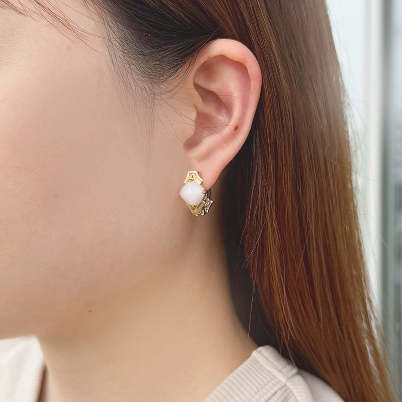 PT950/K18YG タンザナイト ダイヤ ピアリング TA 約3.00ct D 約0.26ct