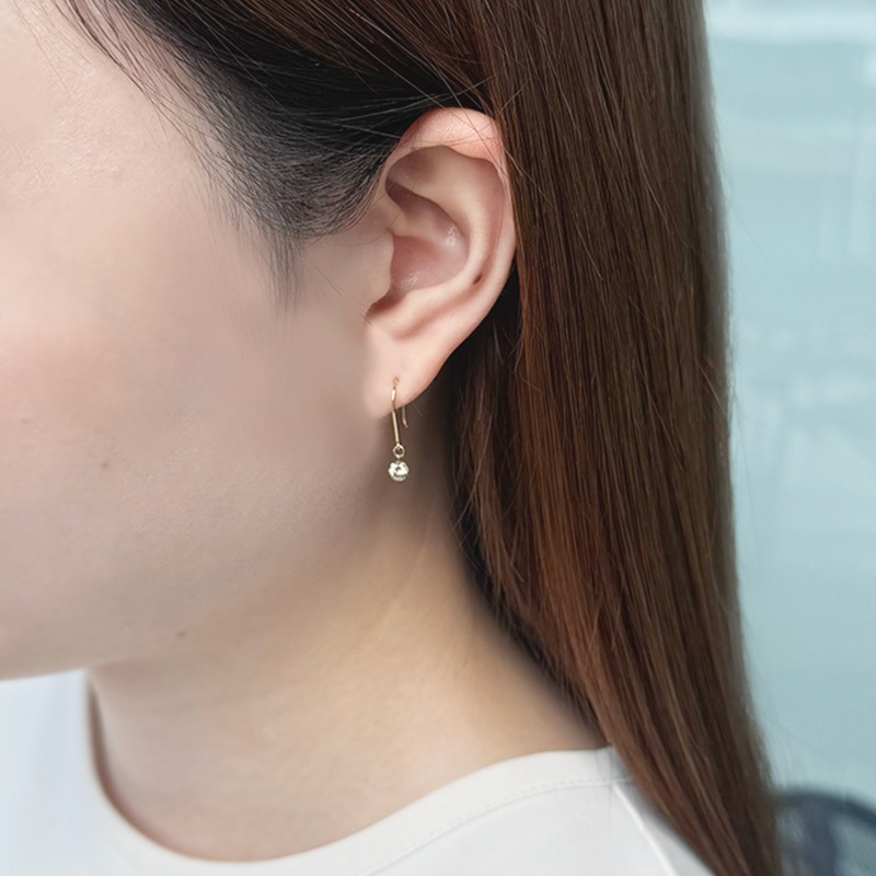 K18YG ブラウンダイヤモンド ピアス BRD 約0.40ct