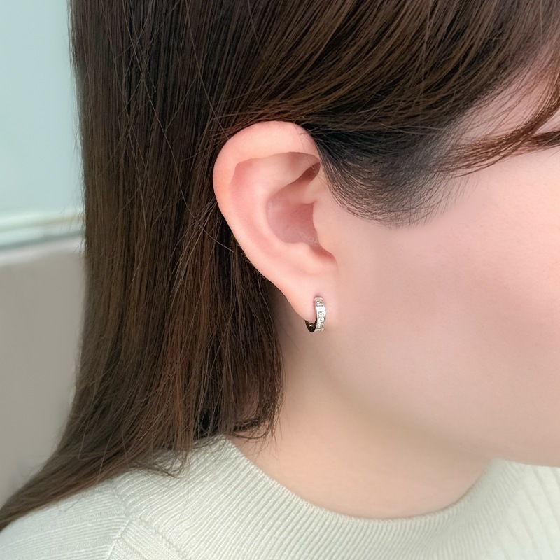 PT950 ブラウンダイヤモンド Lindo ピアス BRD 約0.40ct