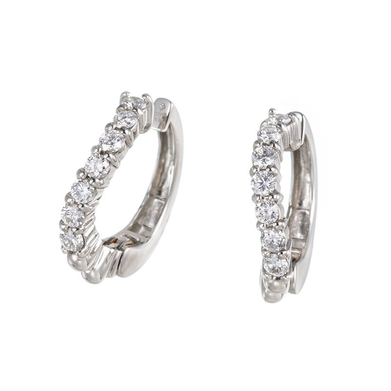 PT950 ダイヤモンド ピアリング D 約0.22ct