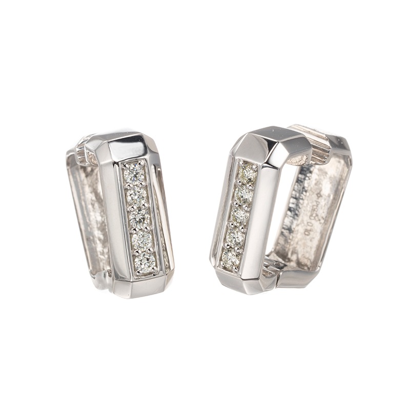 PT950 ダイヤモンド ピアリング D 約0.20ct