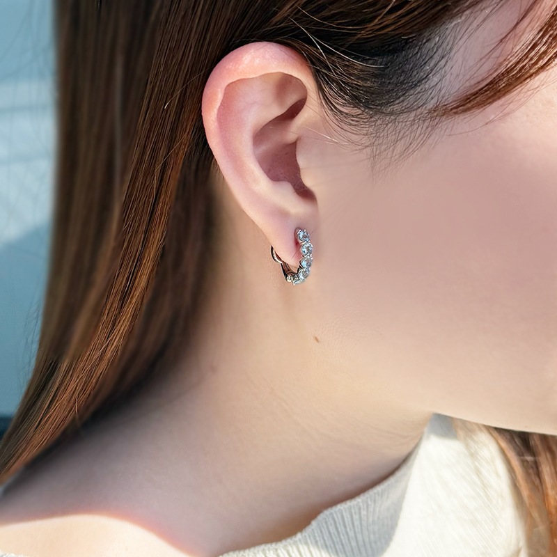 PT950 パープルサファイア サンタマリアアフリカーナアクアマリン ダイヤ ピアリング PPS 約0.60ct AQ 約1.30ctD 約0.16ct