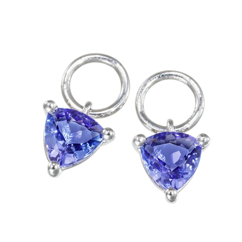 PT950 タンザナイト チャーム TA 約0.60ct