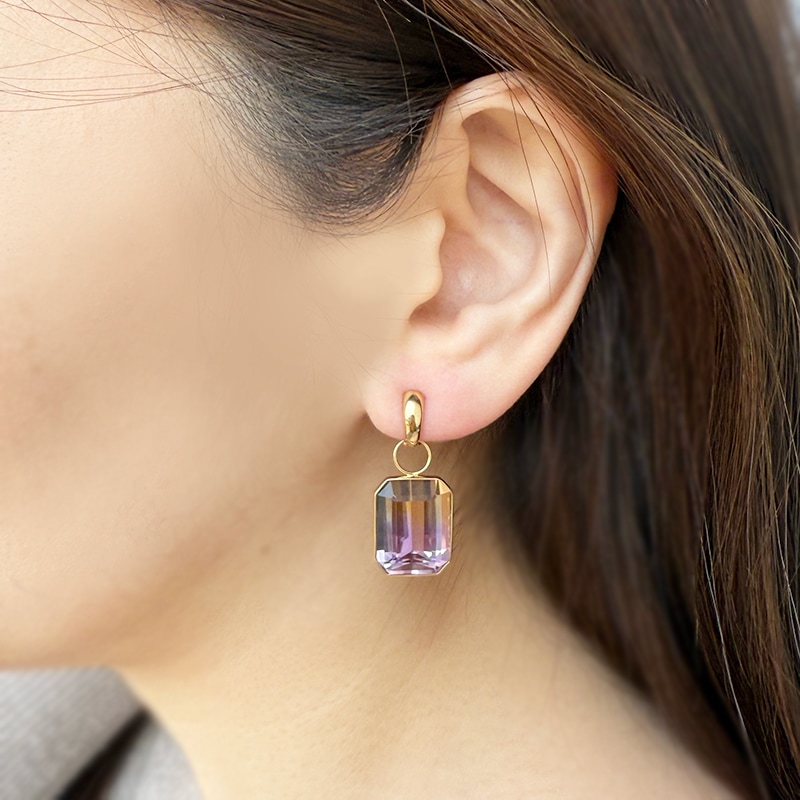 K18YG アメトリン チャーム AME 約24.00ct