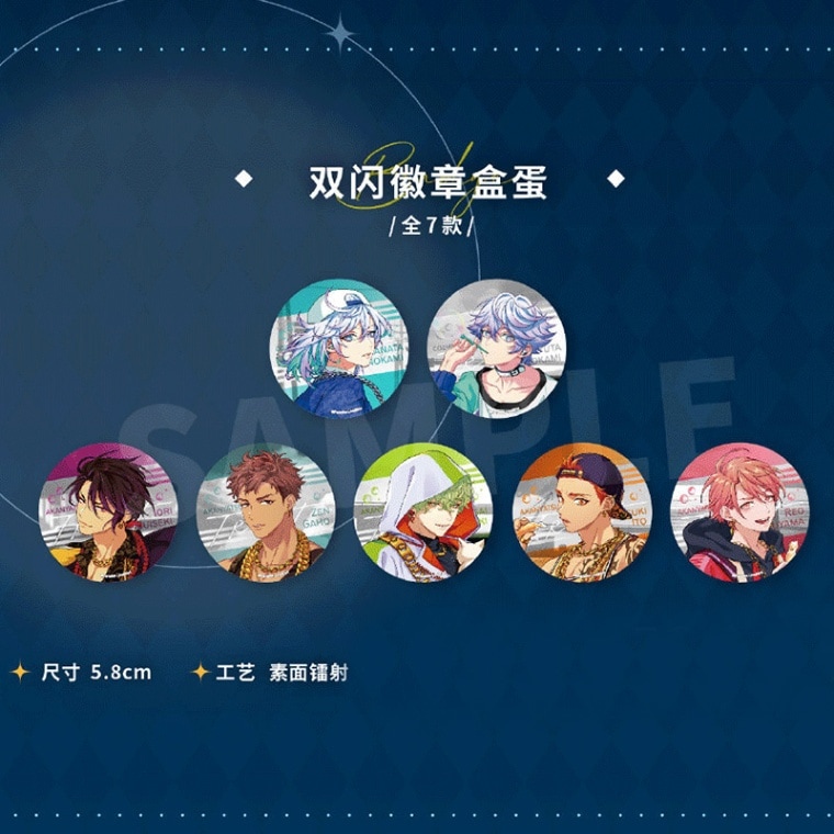 1/31〆切】Paradox Live ホログラム缶バッジ 潮玩星球コラボカフェ二期