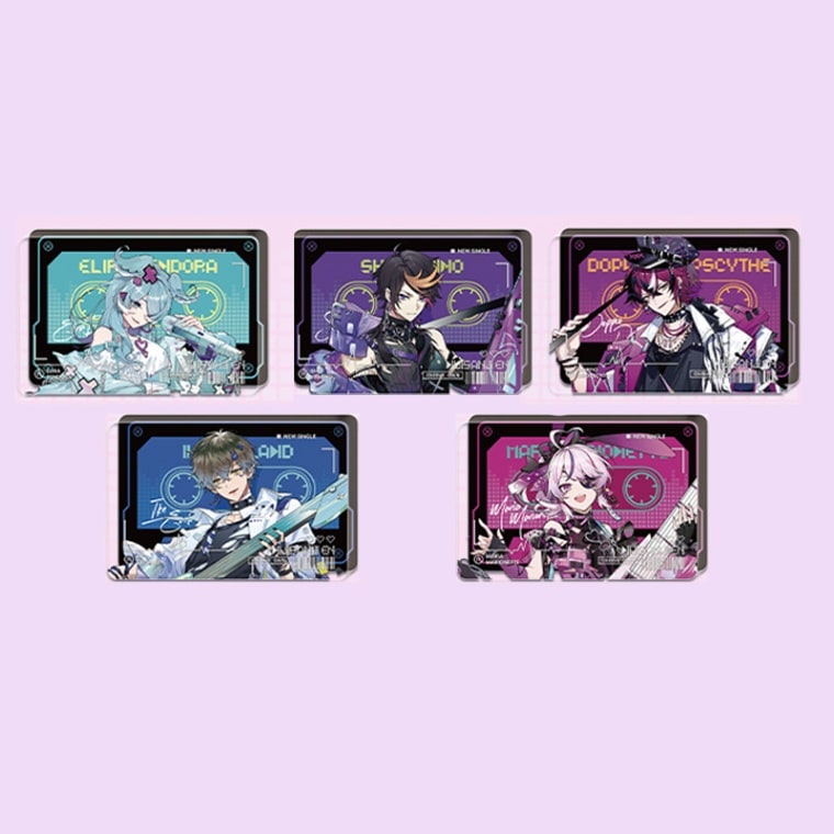【4/23〆切】等身流砂アクリルブロック　にじさんじEN中国限定　エレクトロニック・ミュージックシリーズ