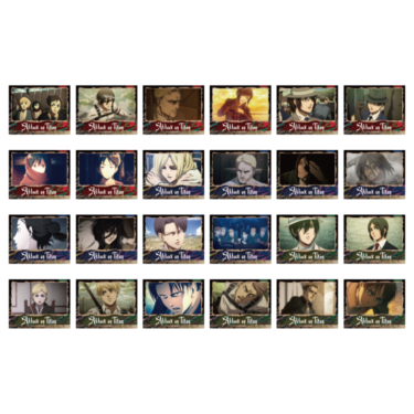 【6/20〆】場面写ポストカード 進撃の巨人「ロック世代シリーズ」 中国限定コラボカフェ （25年7月以降発送見込み）
