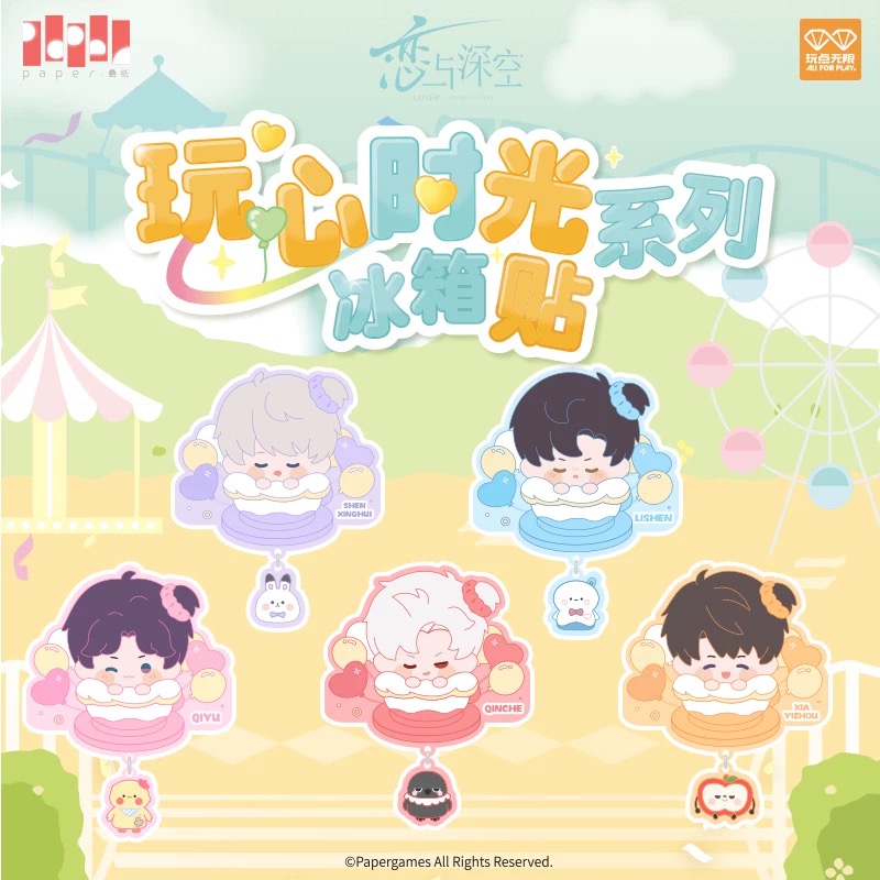 恋と深空 アクリルバッジ クリップ 中国公式ポイント交換特典 景品 レイ 2点 恋と深空 アクリルバッジ クリップ 中国公式ポイント交換特典