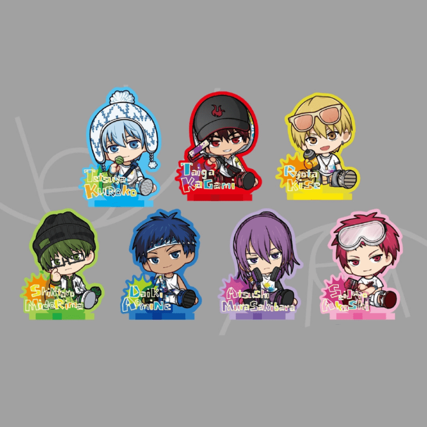 【11/20〆】油彩風ミニキャラアクリルクリップ　黒子のバスケxIPSTAR（12月末以降出荷）