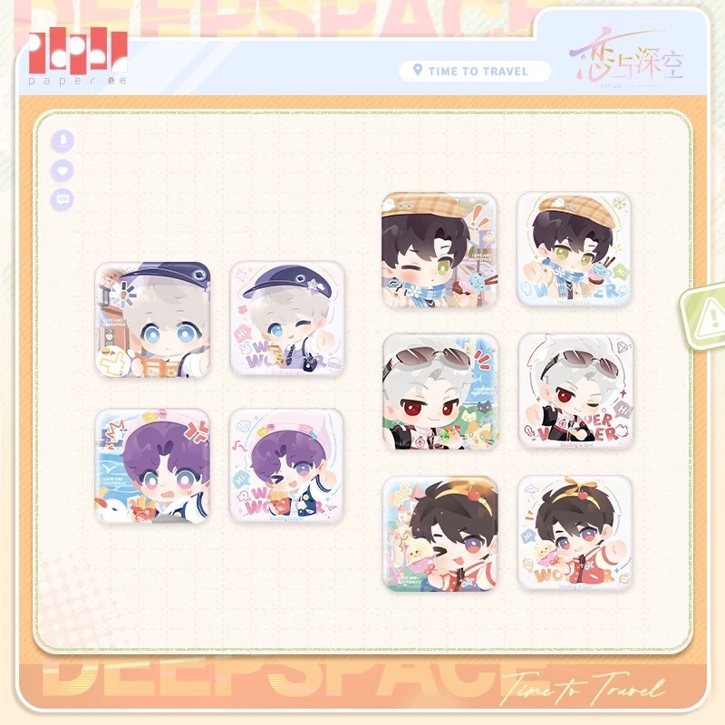 2/3〆】mini缶バッジセット 漫野趣途シリーズ 恋と深空