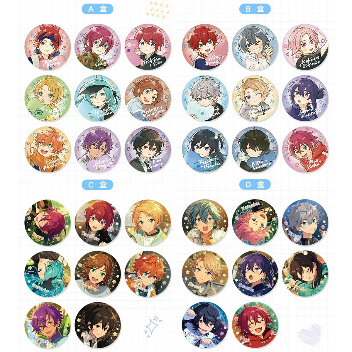 夢見りあむ 缶バッジ 10点 まとめ売り シンデレラガールズ 夢見りあむ 缶バッジ（ノーマル） 10th