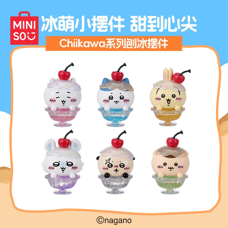 ちいかわ★Minisoコラボ★中国限定★猛暑の夏フィギュア★かき氷★全6種 あんスタ中国グッズ代行minaplex