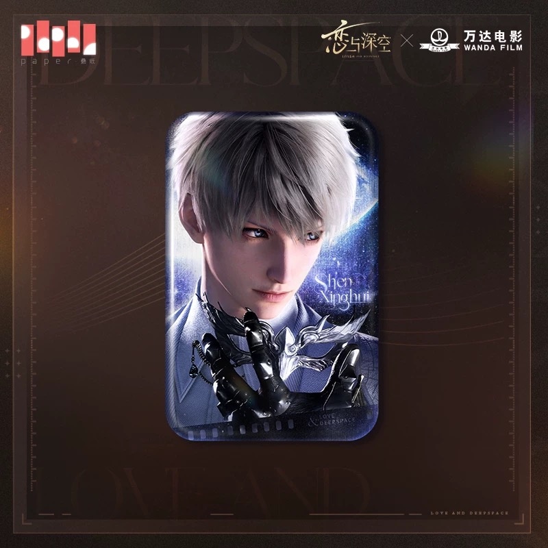 恋と深空　万達シネマ　コラボ　缶バッジ　マヒル 6点セット 萬達シネマ コラボ 恋と深空 公式 正規品 缶バッジ マヒル