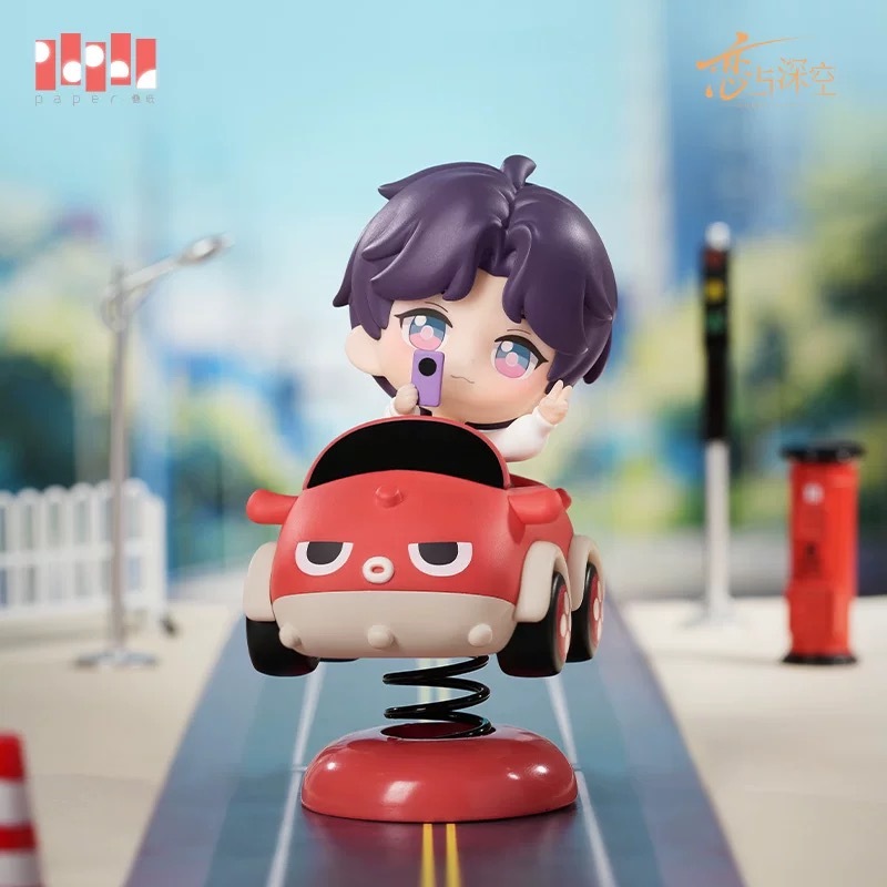 2/3〆】揺れる車型マスコットフィギュア 漫野趣途シリーズ 恋と深空