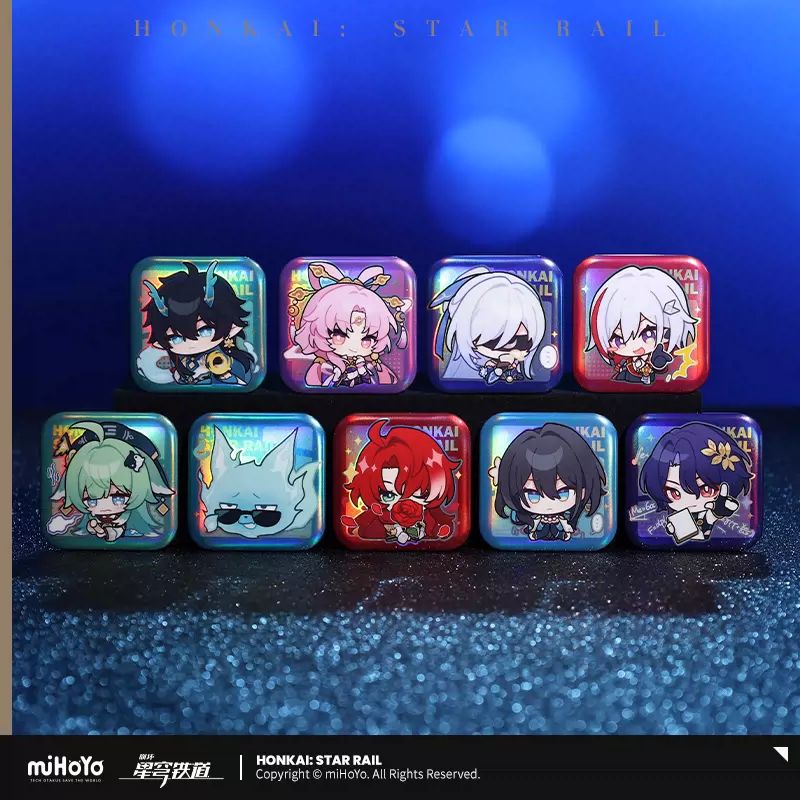 崩壊：スターレイル パムの展覧室シリーズ スクエア缶バッジ（24年6月中旬