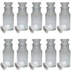 スパイスボトル ガラス瓶 ワグナー  60ml 10本 セット 日本製 調味料入れ ガラス栓 か フリフリ中栓 が選べます シンプル おしゃれ な デザイン